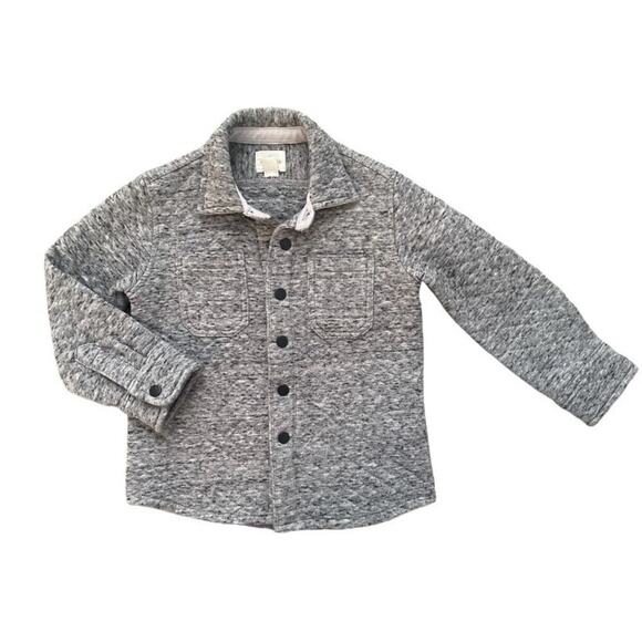 Crewcuts Gray Quilted Shirt Jacket xxs/2-3y - Picture 1 of 5